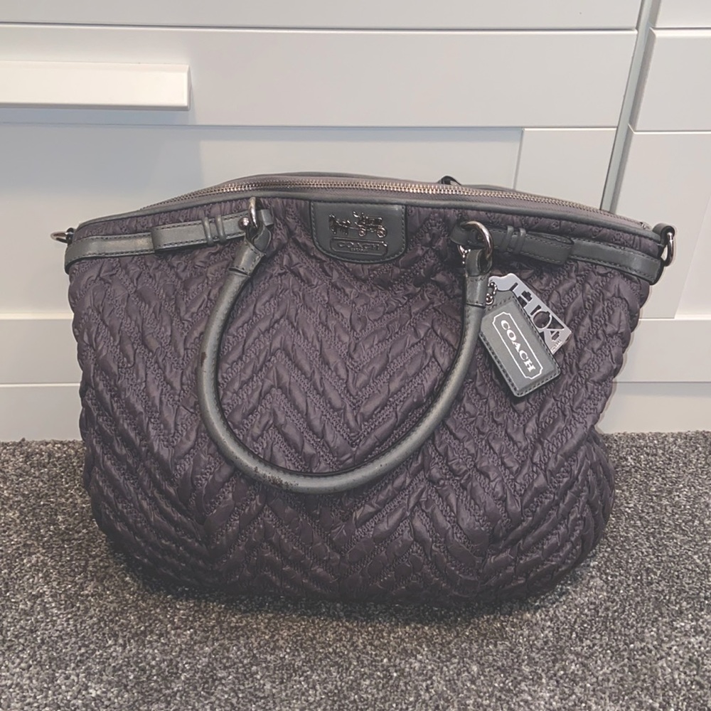 Grey coach Handbag